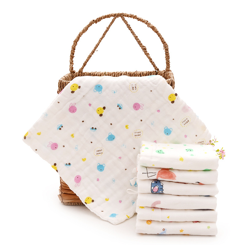 Baby Fair | Mummykidz Honeycomb Muslin Gauze Baby Square Cloth (6 layers, 30x30cm)